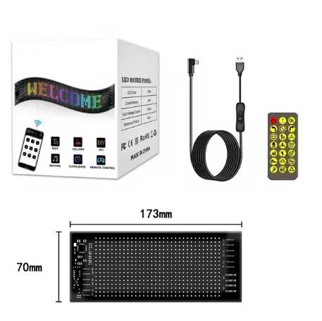 Led Matrix Panel Pixel For Car  / פאנלד מטריקס לרכב